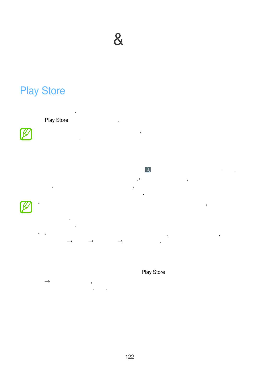 Samsung SM-P9050ZKYEUR, SM-P9050ZWAEUR, SM-P9050ZWYEUR, SM-P9050ZKAEUR manual Καταστήματα εφαρμογών & πολυμέσων, Play Store 