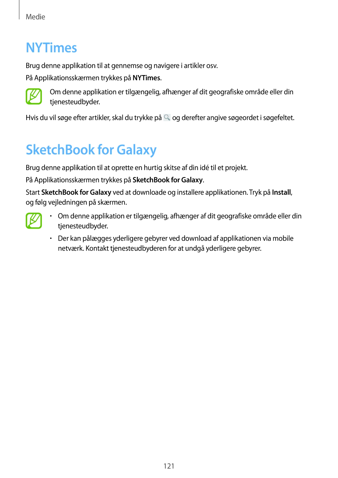 Samsung SM-P9050ZKYNEE, SM-P9050ZWANEE, SM-P9050ZKANEE, SM-P9050ZWYNEE manual NYTimes, SketchBook for Galaxy 