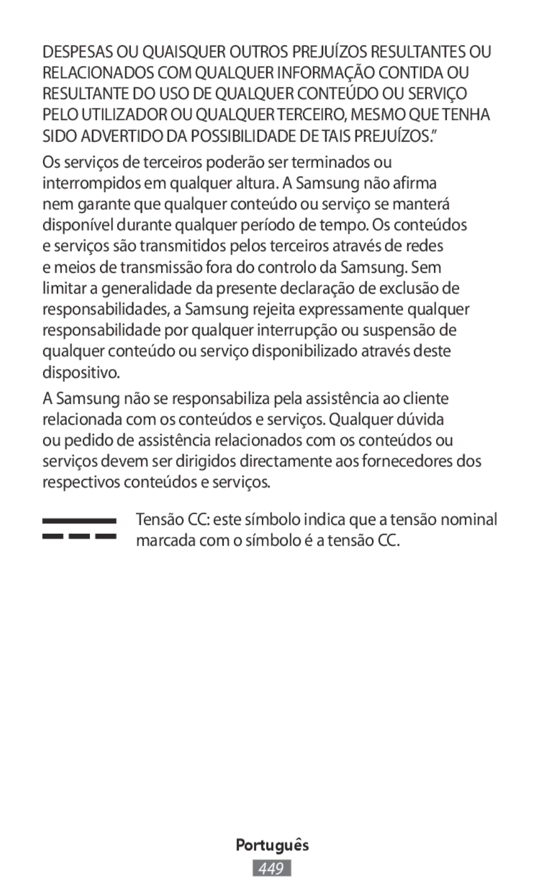 Samsung SM-R140NZKAXJP, SM-R140NZIAXJP, SM-R140NZAAXJP, SM-R140NZAAKSA, SM-R140NZKAILO manual Português 