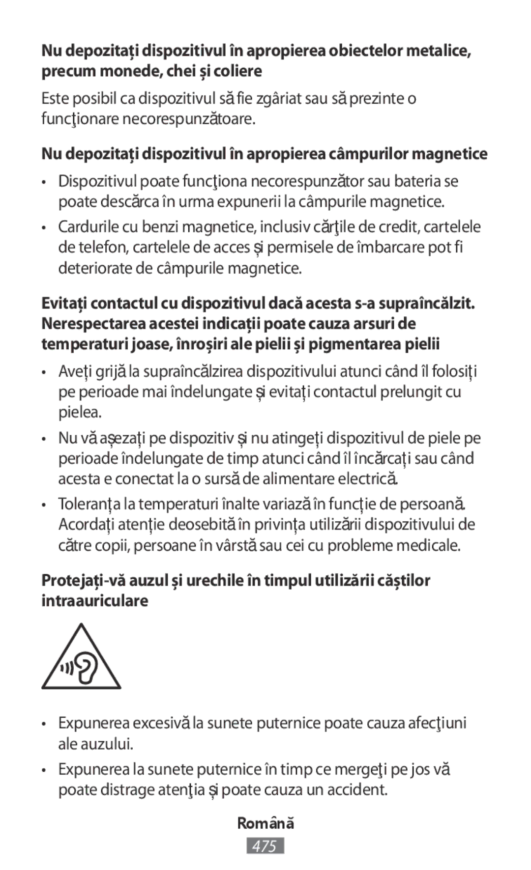 Samsung SM-R140NZIAXJP, SM-R140NZKAXJP, SM-R140NZAAXJP, SM-R140NZAAKSA, SM-R140NZKAILO manual Română 