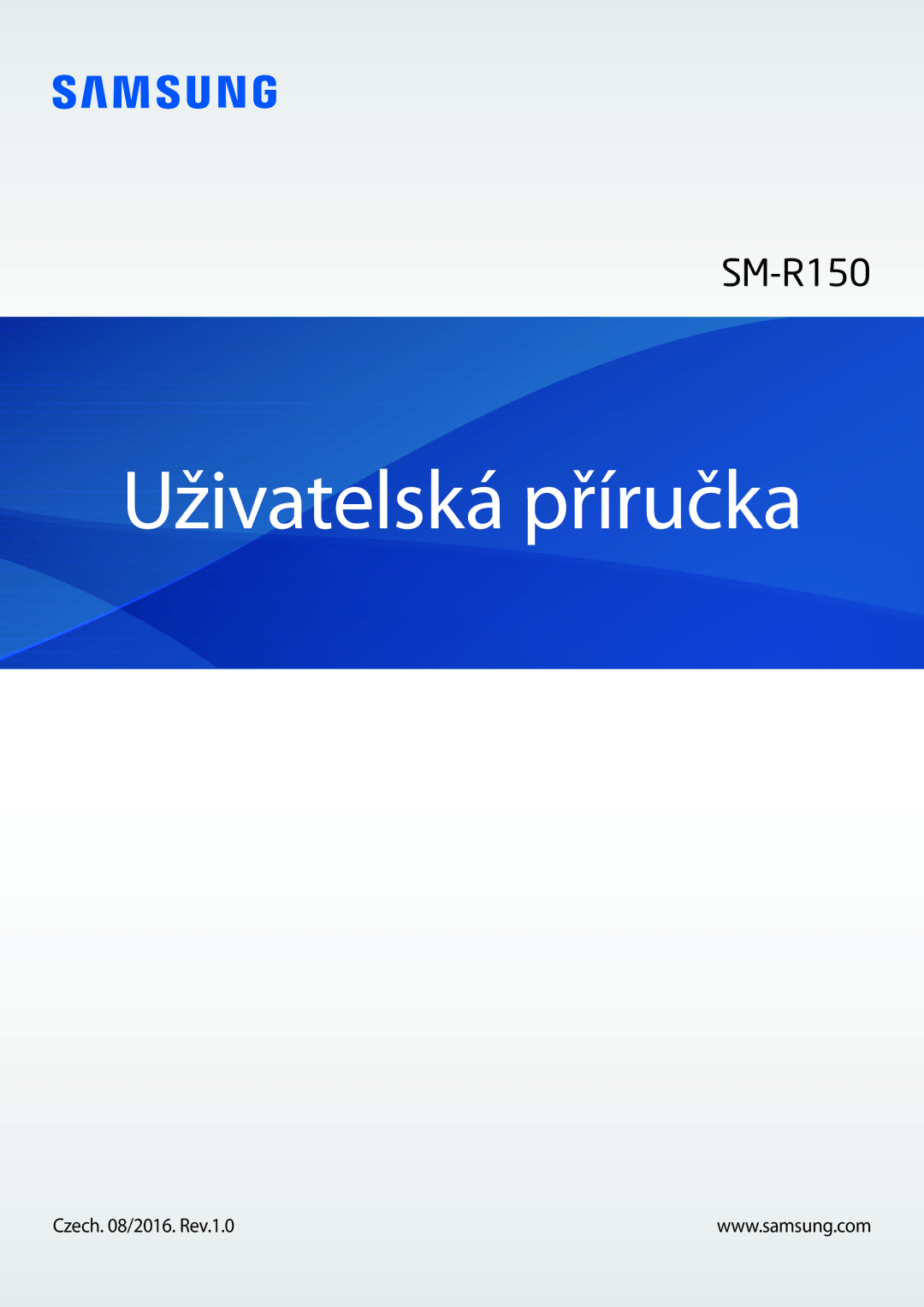 Samsung SM-R150NZWAXEZ manual Uživatelská příručka 