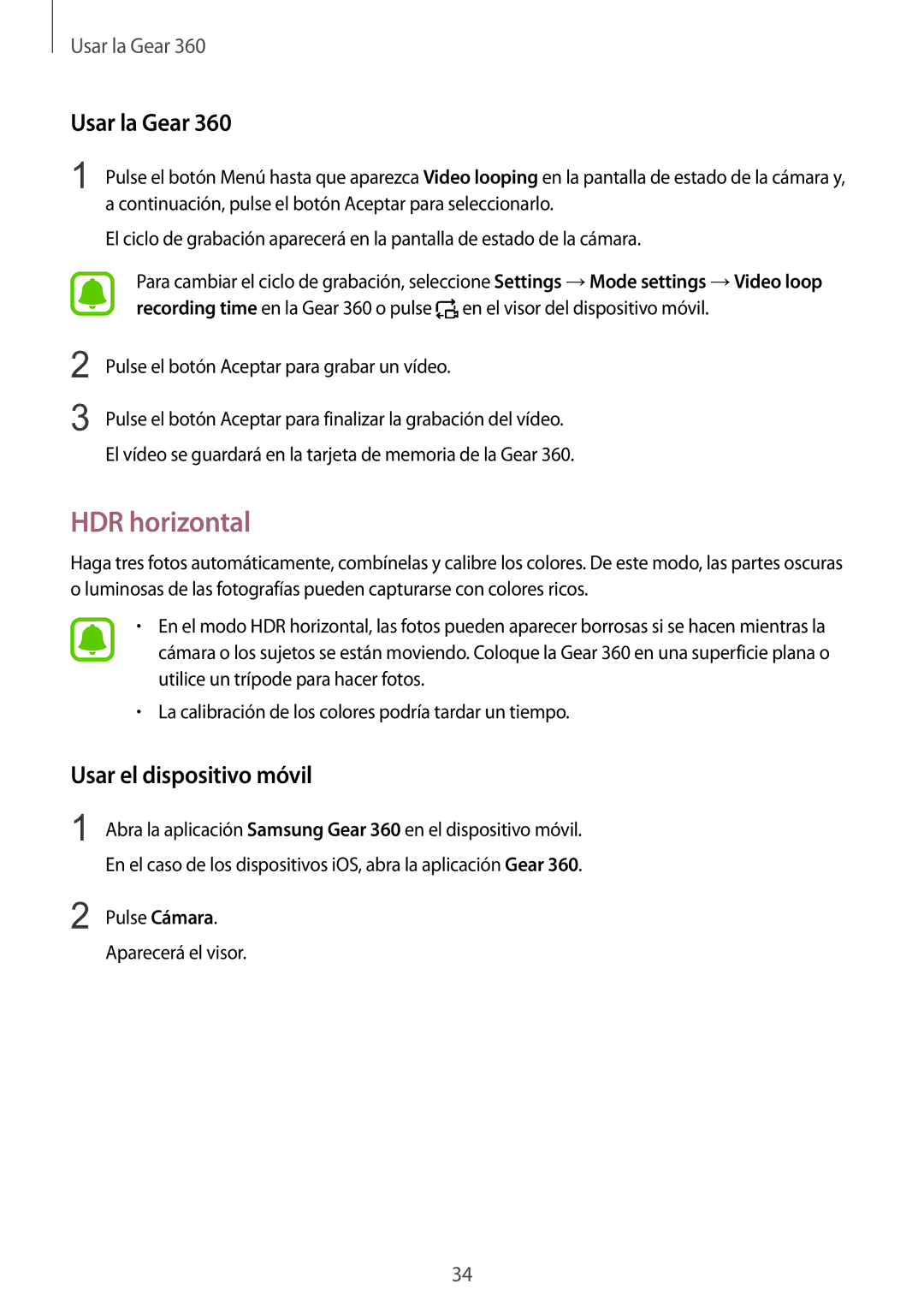 Samsung SM-R210NZWAPHE manual HDR horizontal 