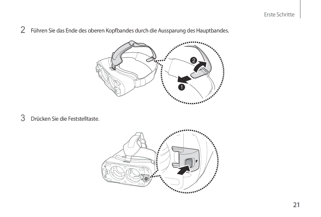 Samsung SM-R320NPWAXEF, SM-R320NPWGDBT, SM-R320NPWADBT manual Erste Schritte 