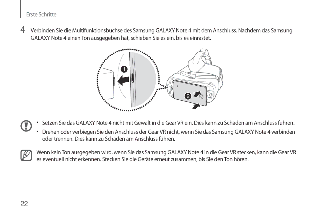 Samsung SM-R320NPWADBT, SM-R320NPWGDBT, SM-R320NPWAXEF manual Erste Schritte 