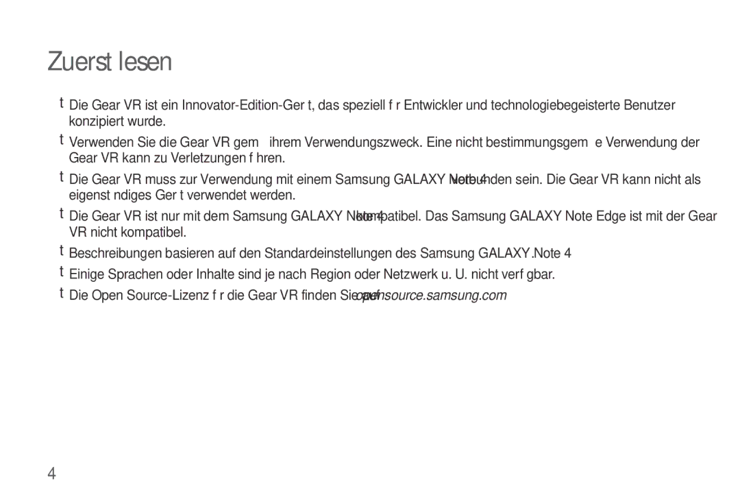 Samsung SM-R320NPWADBT, SM-R320NPWGDBT, SM-R320NPWAXEF manual Zuerst lesen 