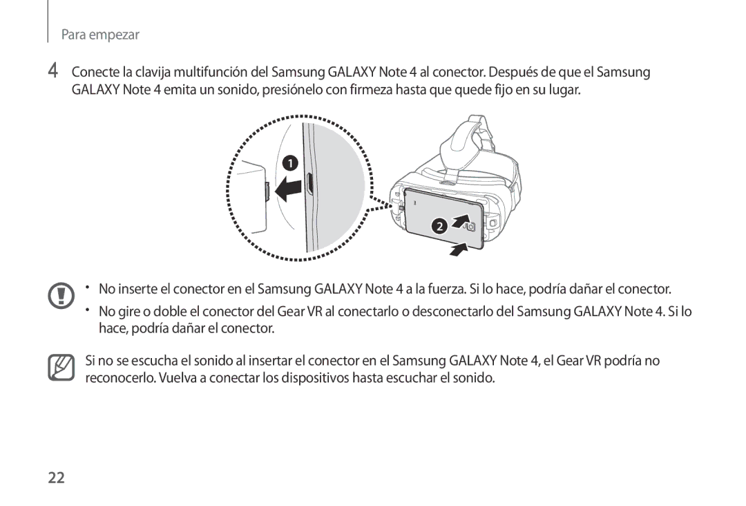 Samsung SM-R320NPWAPHE, SM-R320NPWGPHE manual Para empezar 