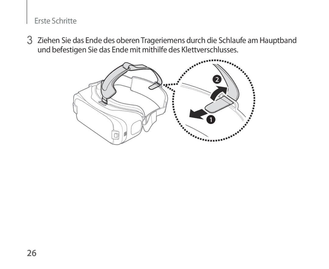 Samsung SM-R321NZWADBT manual Erste Schritte 