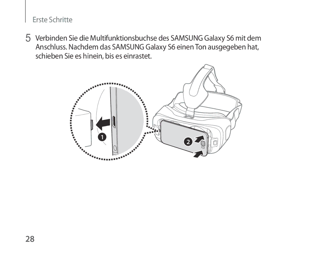 Samsung SM-R321NZWADBT manual Erste Schritte 