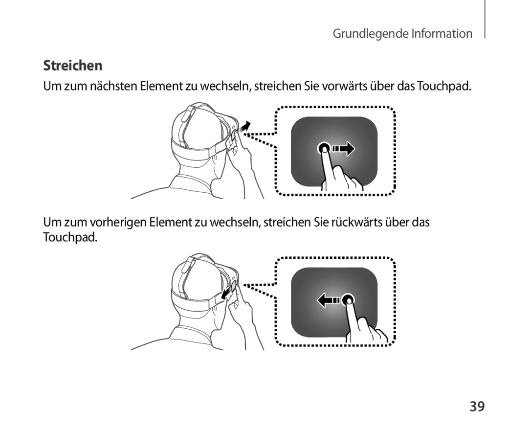 Samsung SM-R321NZWADBT manual Streichen 