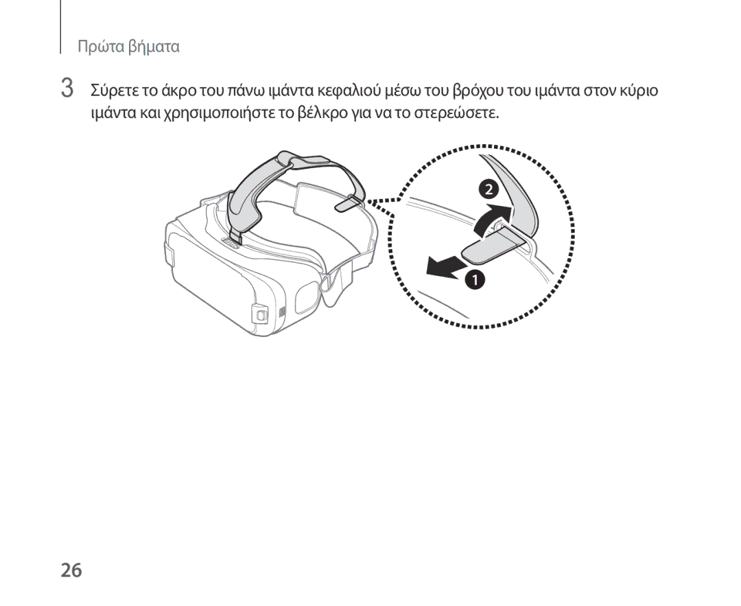 Samsung SM-R321NZWAEUR manual Πρώτα βήματα 