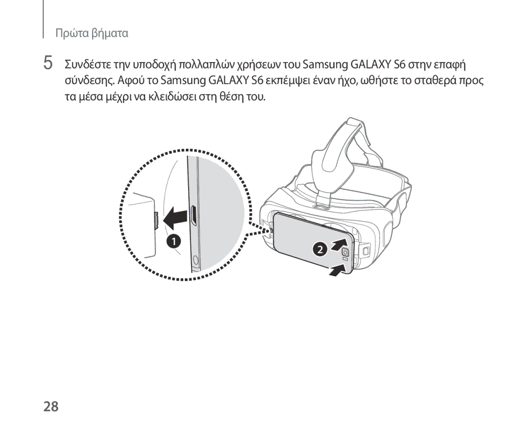 Samsung SM-R321NZWAEUR manual Πρώτα βήματα 