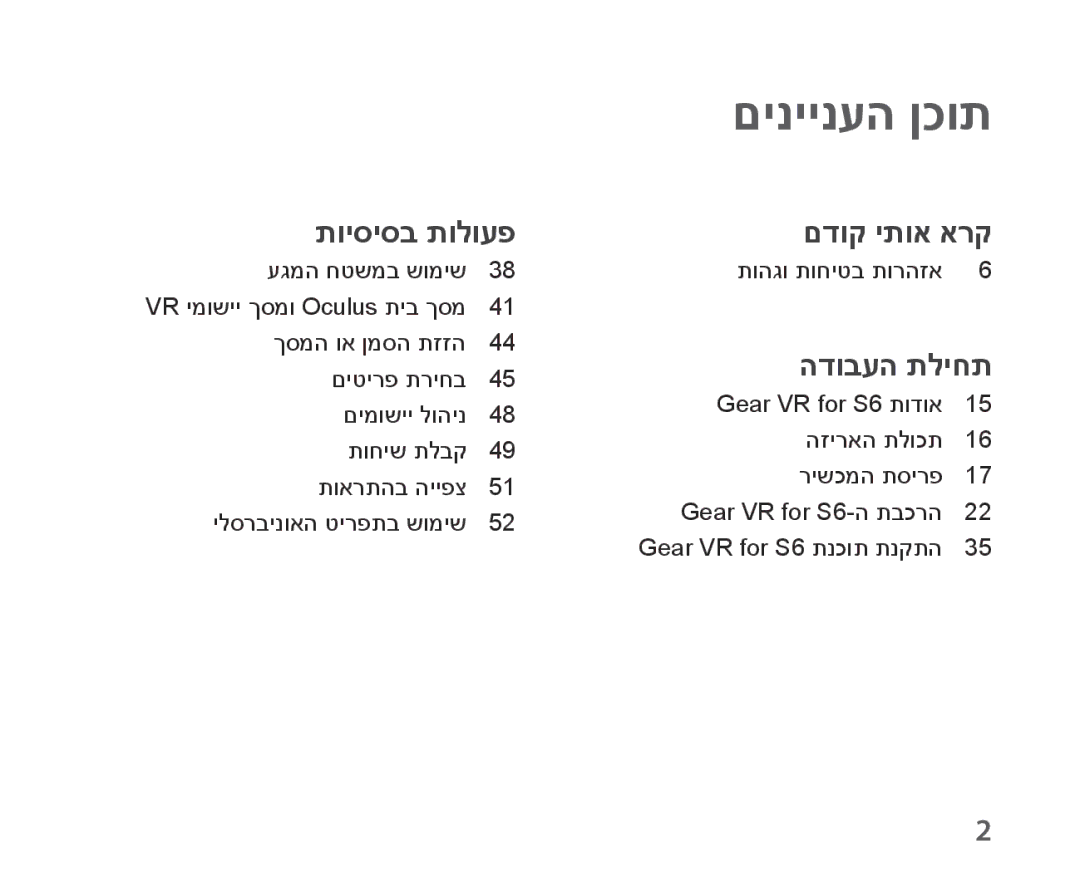 Samsung SM-R321NZWAILO manual םיניינעה ןכות 