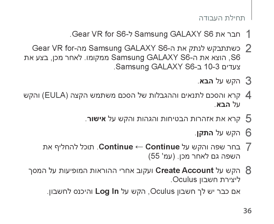 Samsung SM-R321NZWAILO manual אבה לע 