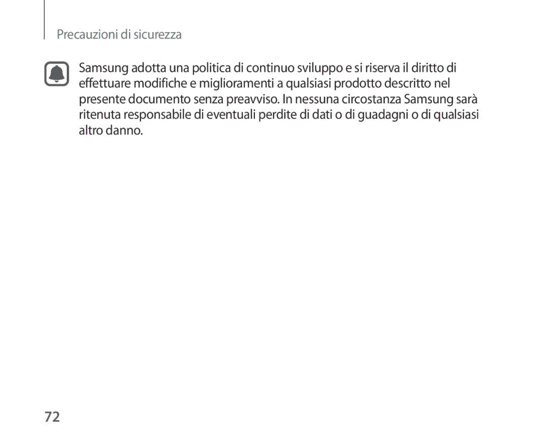 Samsung SM-R321NZWAITV manual Precauzioni di sicurezza 