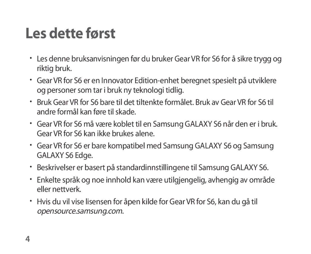 Samsung SM-R321NZWANEE manual Les dette først 