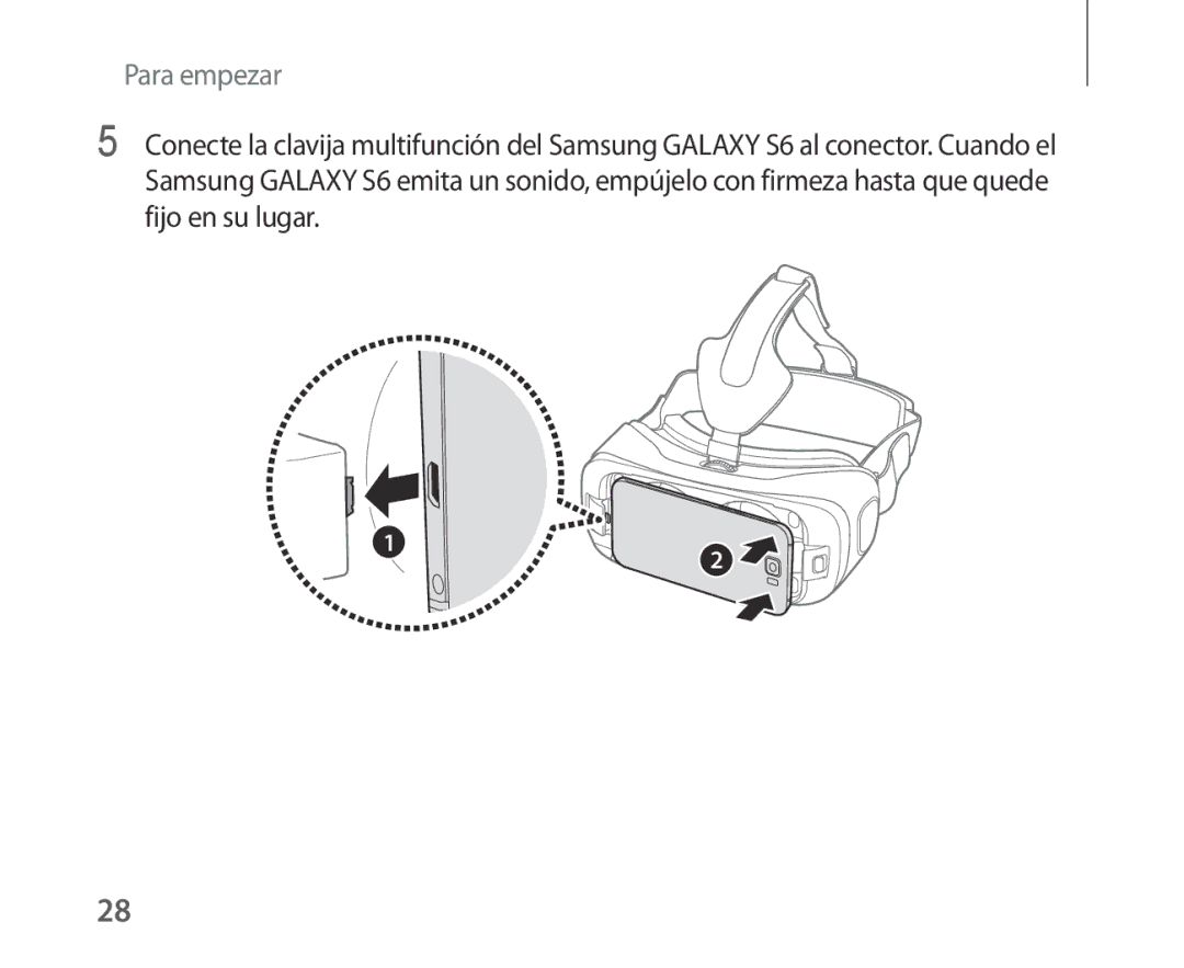 Samsung SM-R321NZWAPHE manual Para empezar 