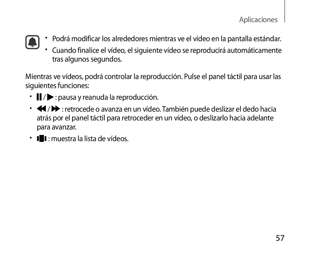 Samsung SM-R321NZWAPHE manual Aplicaciones 