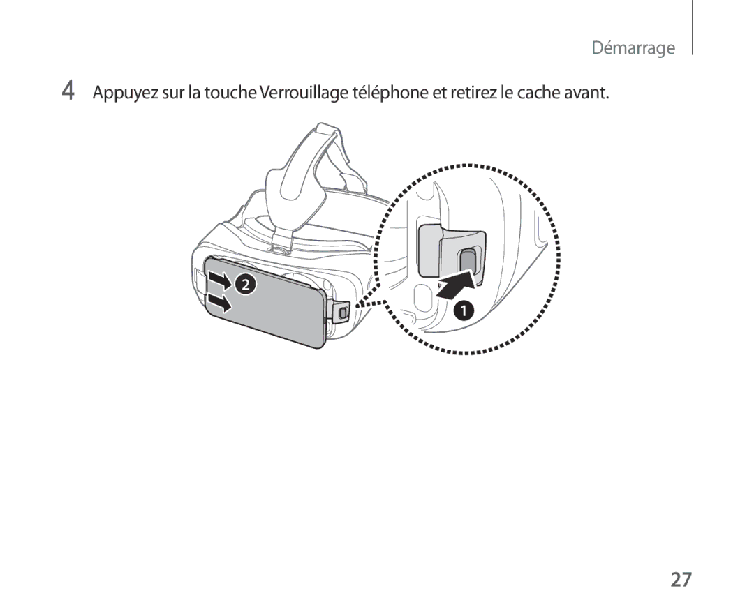 Samsung SM-R321NZWAXEF manual Démarrage 