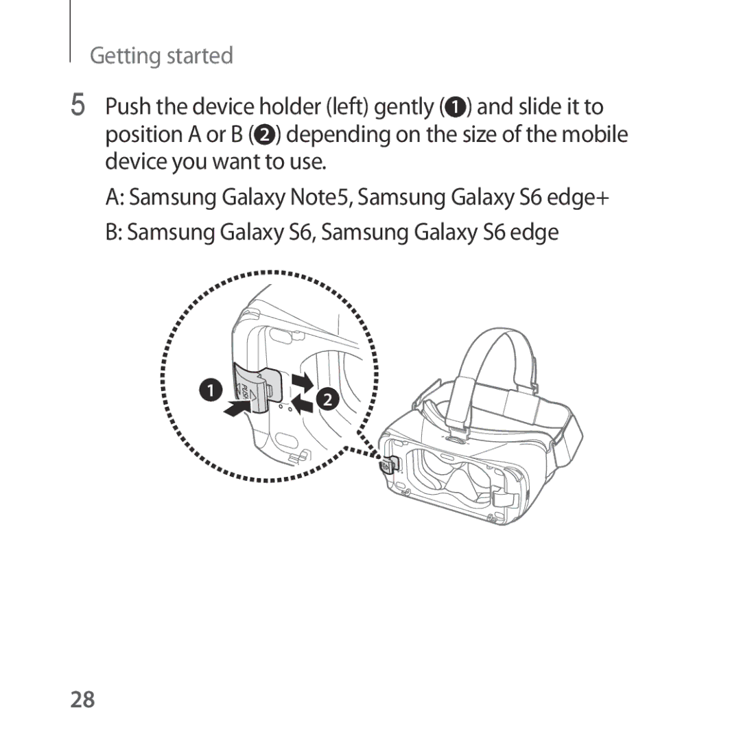 Samsung SM-R322NZWAXJP, SM-R322NZWADBT, SM-R322NZWAXEF, SM-R322NZWAPHE, SM-R322NZWAKSA, SM-R322NZWAXXV manual Getting started 