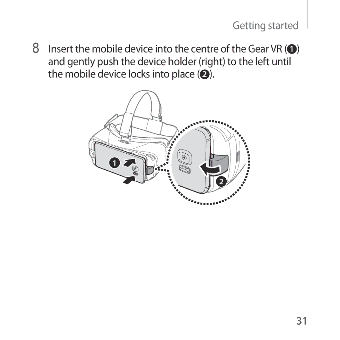 Samsung SM-R322NZWAXXV, SM-R322NZWADBT, SM-R322NZWAXEF, SM-R322NZWAXJP, SM-R322NZWAPHE, SM-R322NZWAKSA manual Getting started 