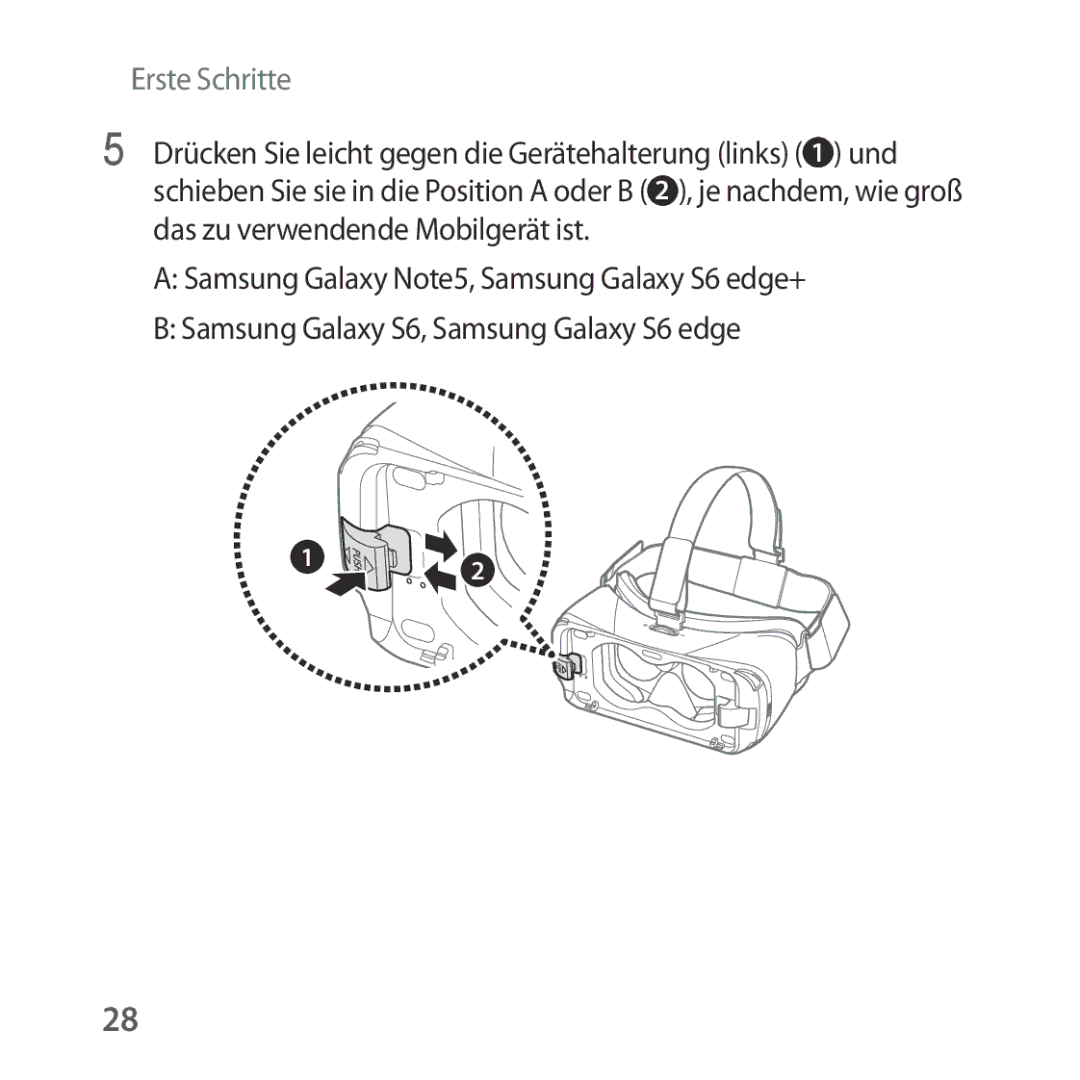 Samsung SM-R322NZWADBT manual Erste Schritte 