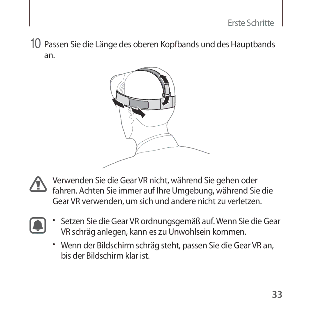 Samsung SM-R322NZWADBT manual Erste Schritte 