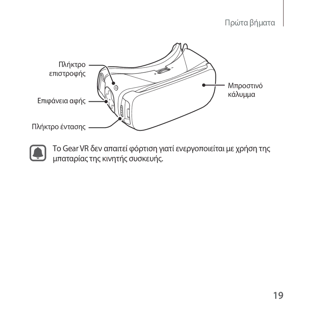 Samsung SM-R322NZWAEUR manual Πλήκτρο Επιστροφής 