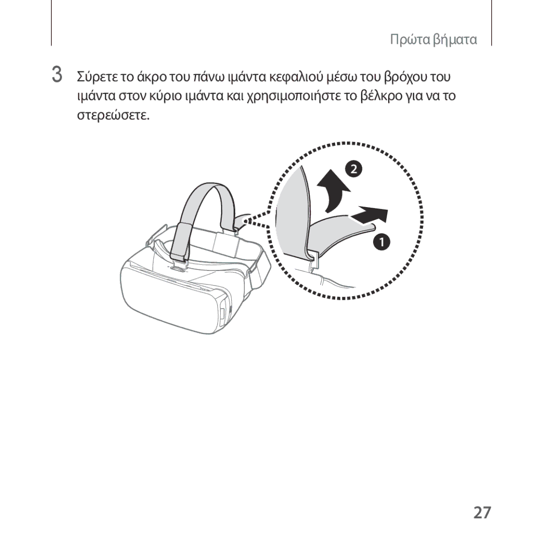 Samsung SM-R322NZWAEUR manual Πρώτα βήματα 