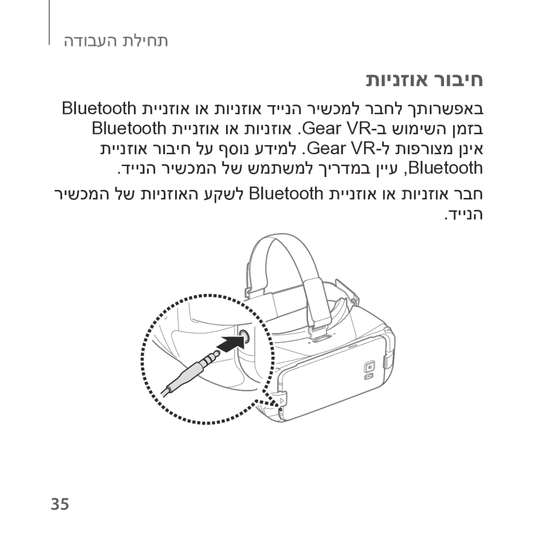 Samsung SM-R322NZWAILO manual תוינזוא רוביח 