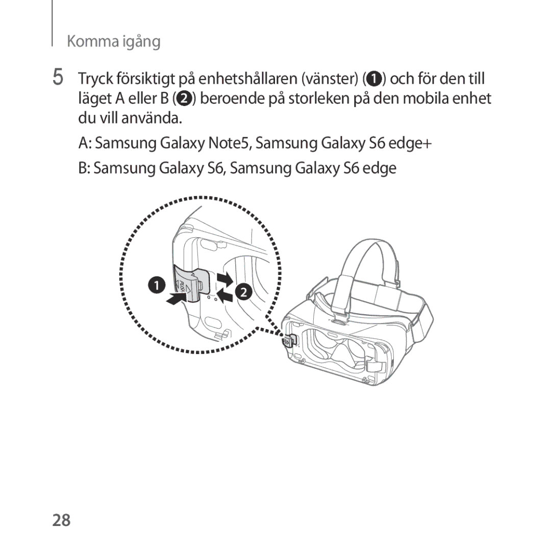 Samsung SM-R322NZWANEE manual Komma igång 