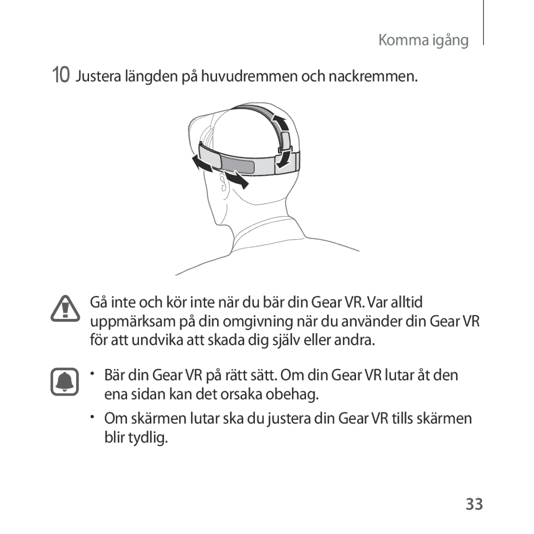 Samsung SM-R322NZWANEE manual Komma igång 