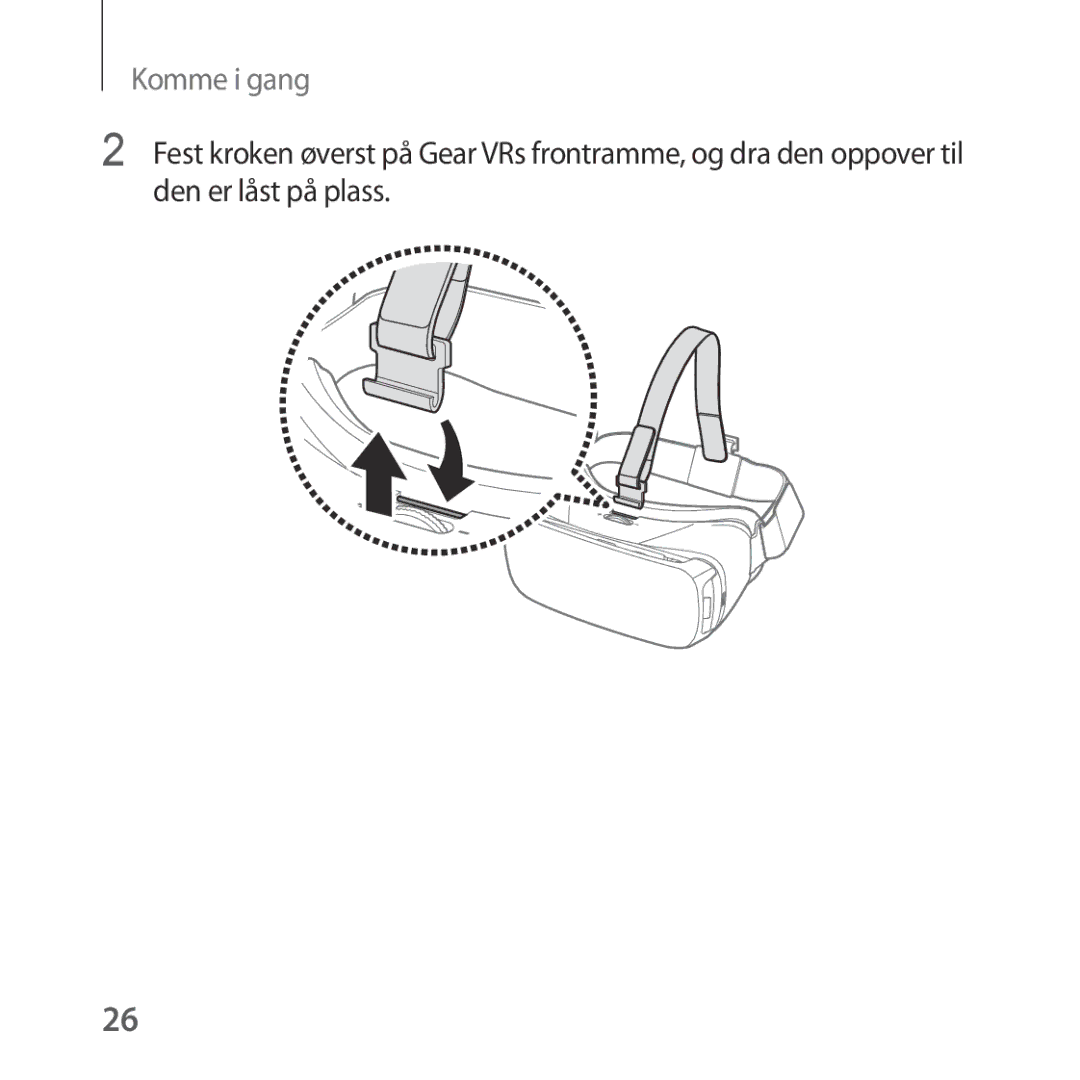 Samsung SM-R322NZWANEE manual Komme i gang 