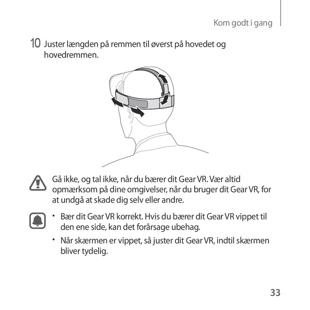 Samsung SM-R322NZWANEE manual Kom godt i gang 