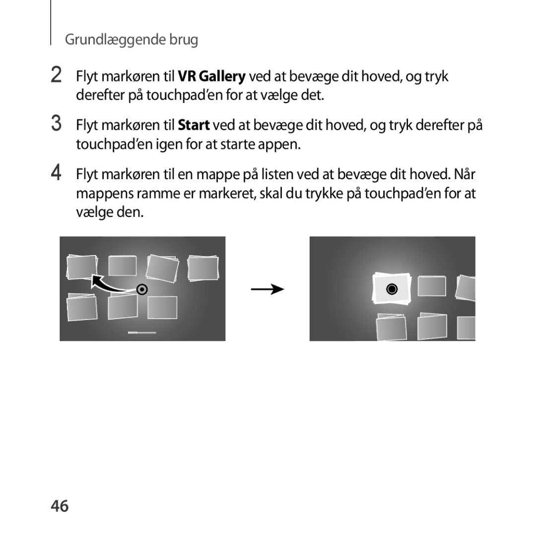 Samsung SM-R322NZWANEE manual Grundlæggende brug 