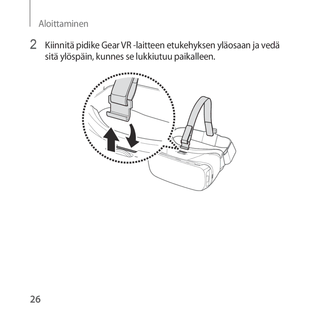 Samsung SM-R322NZWANEE manual Aloittaminen 