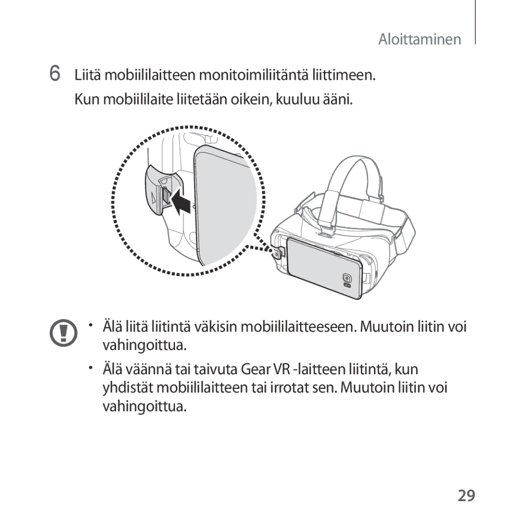 Samsung SM-R322NZWANEE manual Aloittaminen 