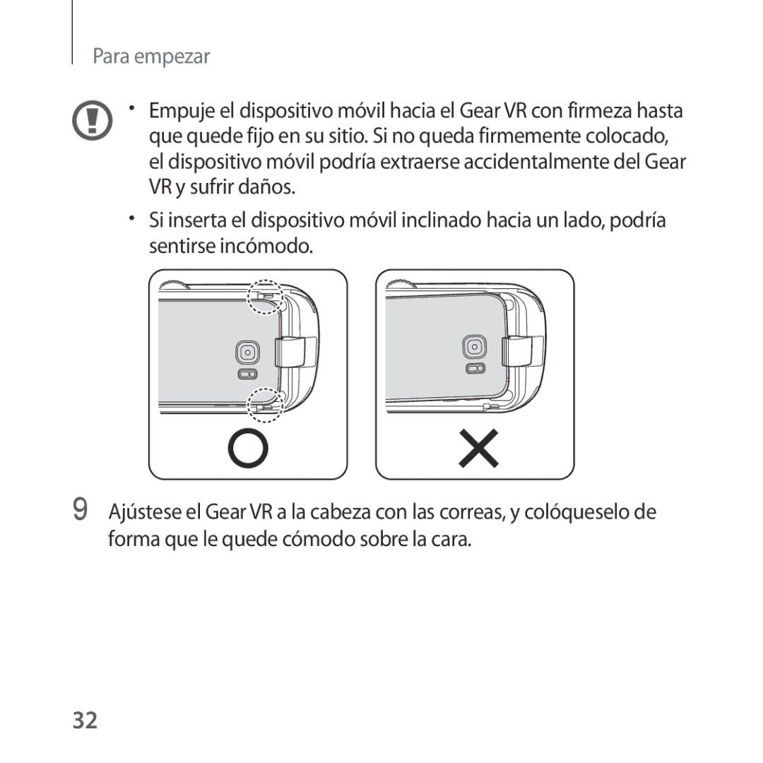 Samsung SM-R322NZWAPHE manual Para empezar 