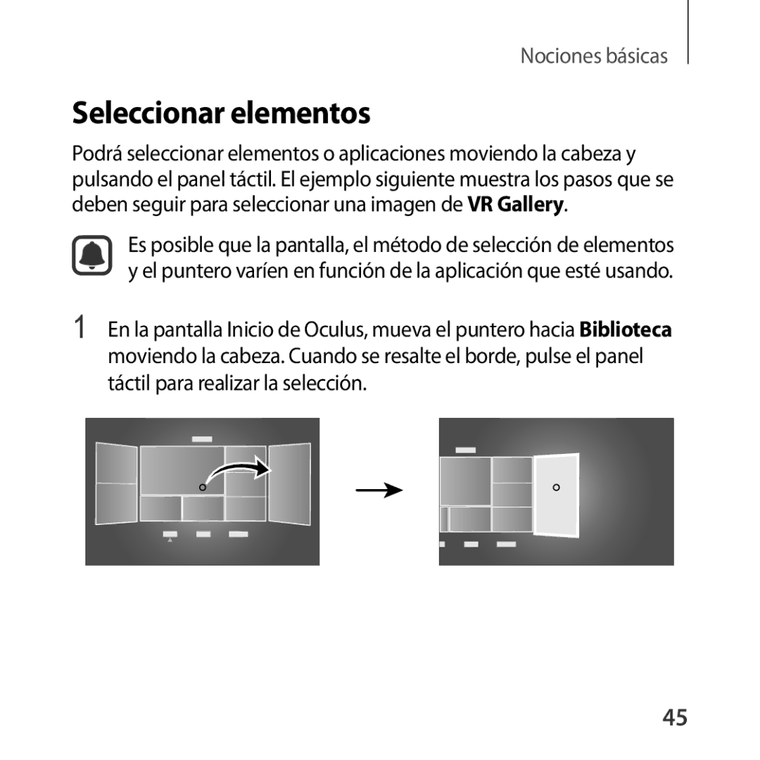 Samsung SM-R322NZWAPHE manual Seleccionar elementos 