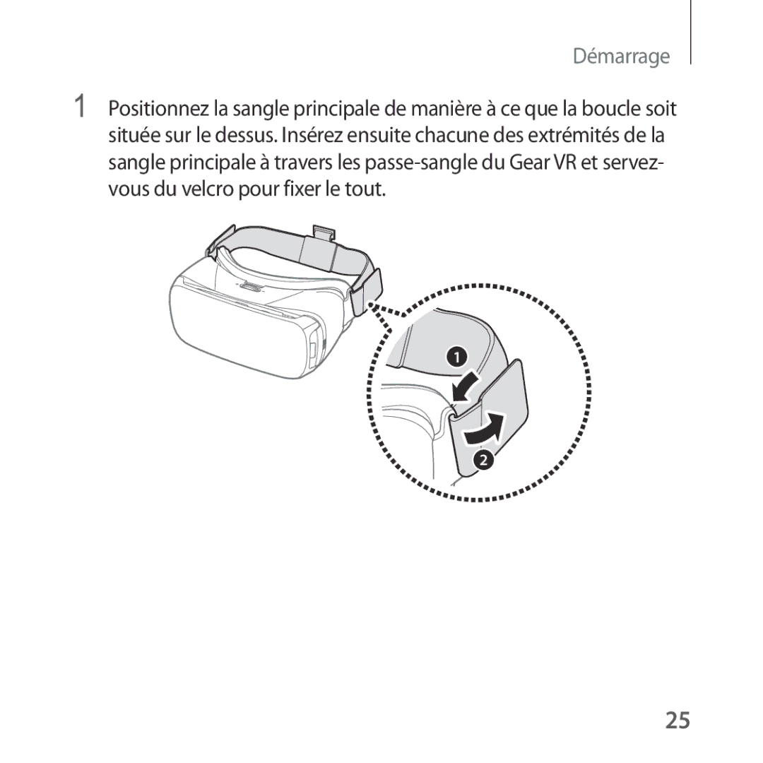 Samsung SM-R322NZWAXEF manual Démarrage 