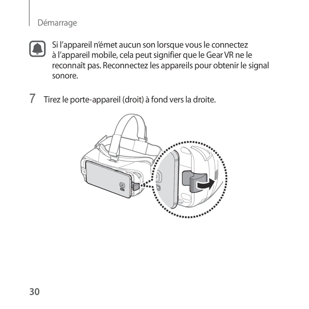 Samsung SM-R322NZWAXEF manual Démarrage 