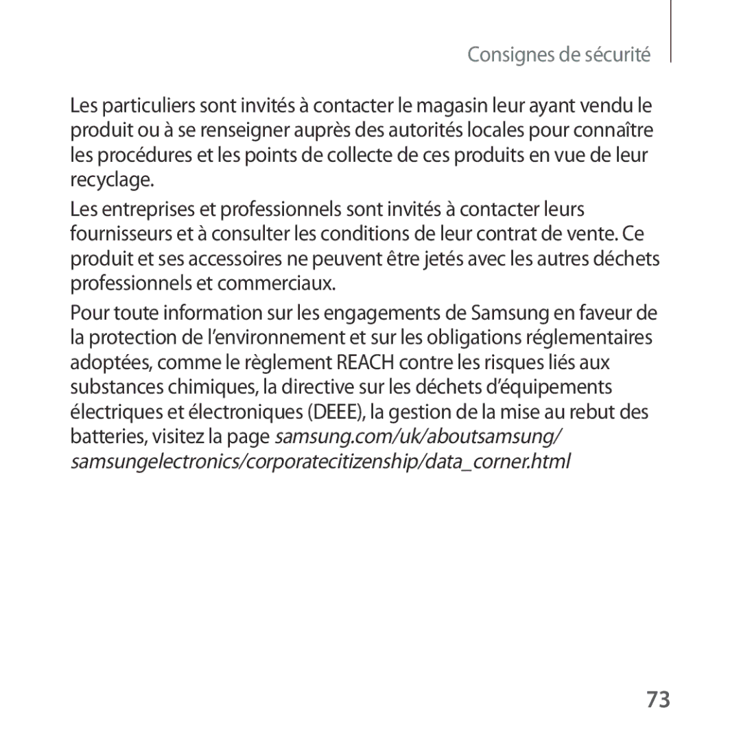 Samsung SM-R322NZWAXEF manual Consignes de sécurité 