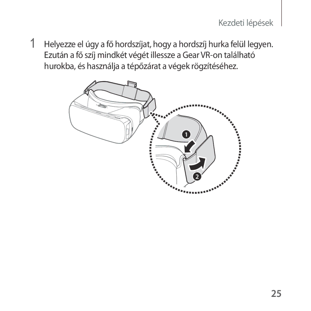 Samsung SM-R322NZWAXEH manual Kezdeti lépések 