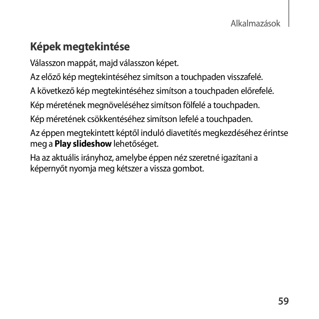 Samsung SM-R322NZWAXEH manual Képek megtekintése 