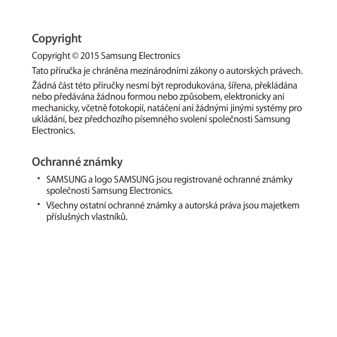 Samsung SM-R322NZWAXEZ manual Copyright 