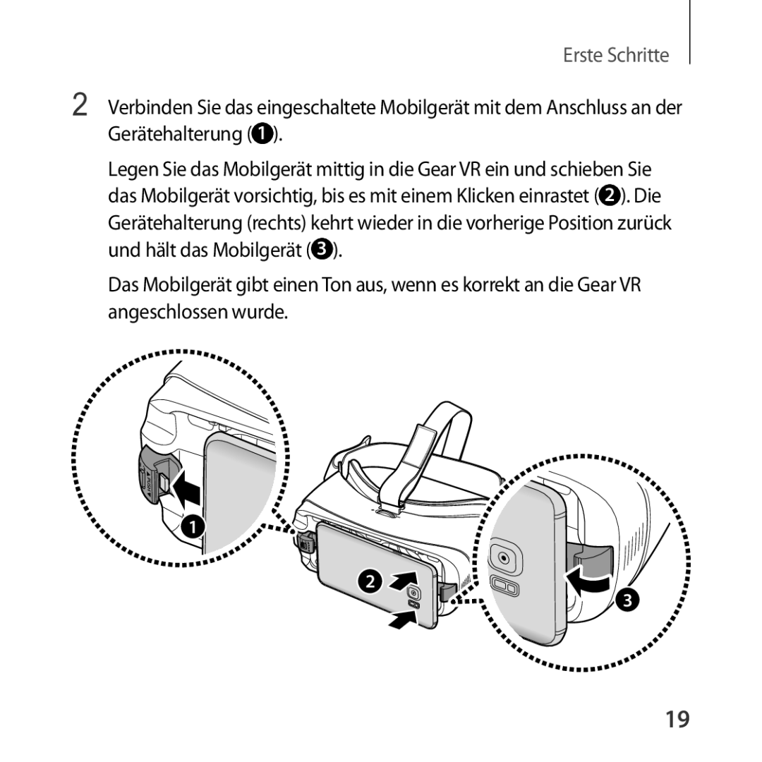 Samsung SM-R323NBKADBT manual Erste Schritte 