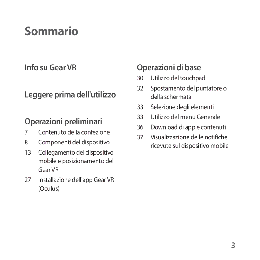 Samsung SM-R323NBKAITV manual Sommario 