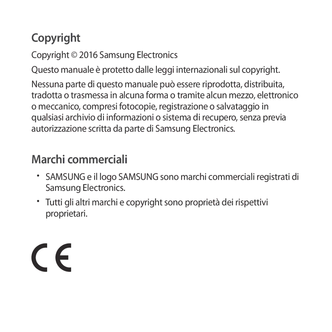 Samsung SM-R323NBKAITV manual Copyright 