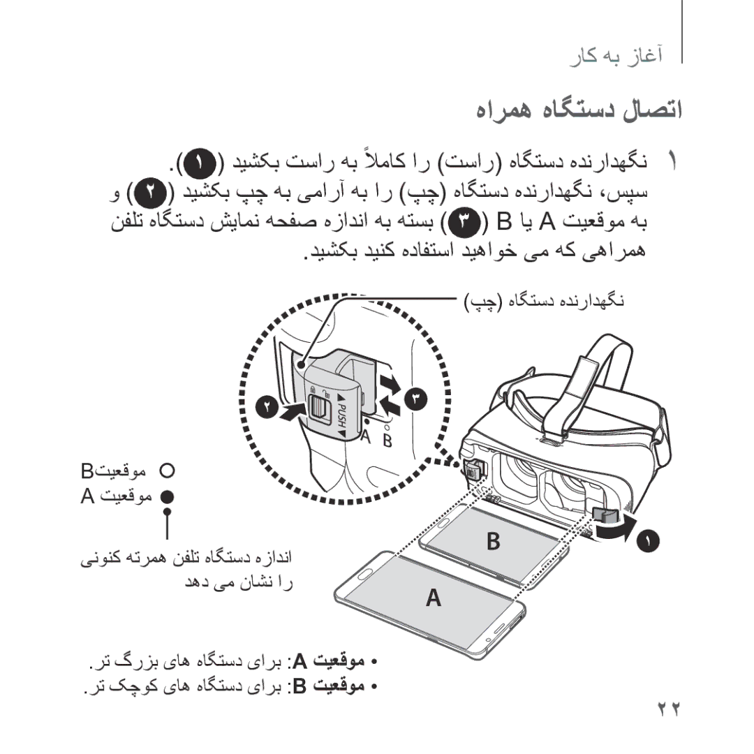 Samsung SM-R323NBKAKSA manual هارمه هاگتسد لاصتا 