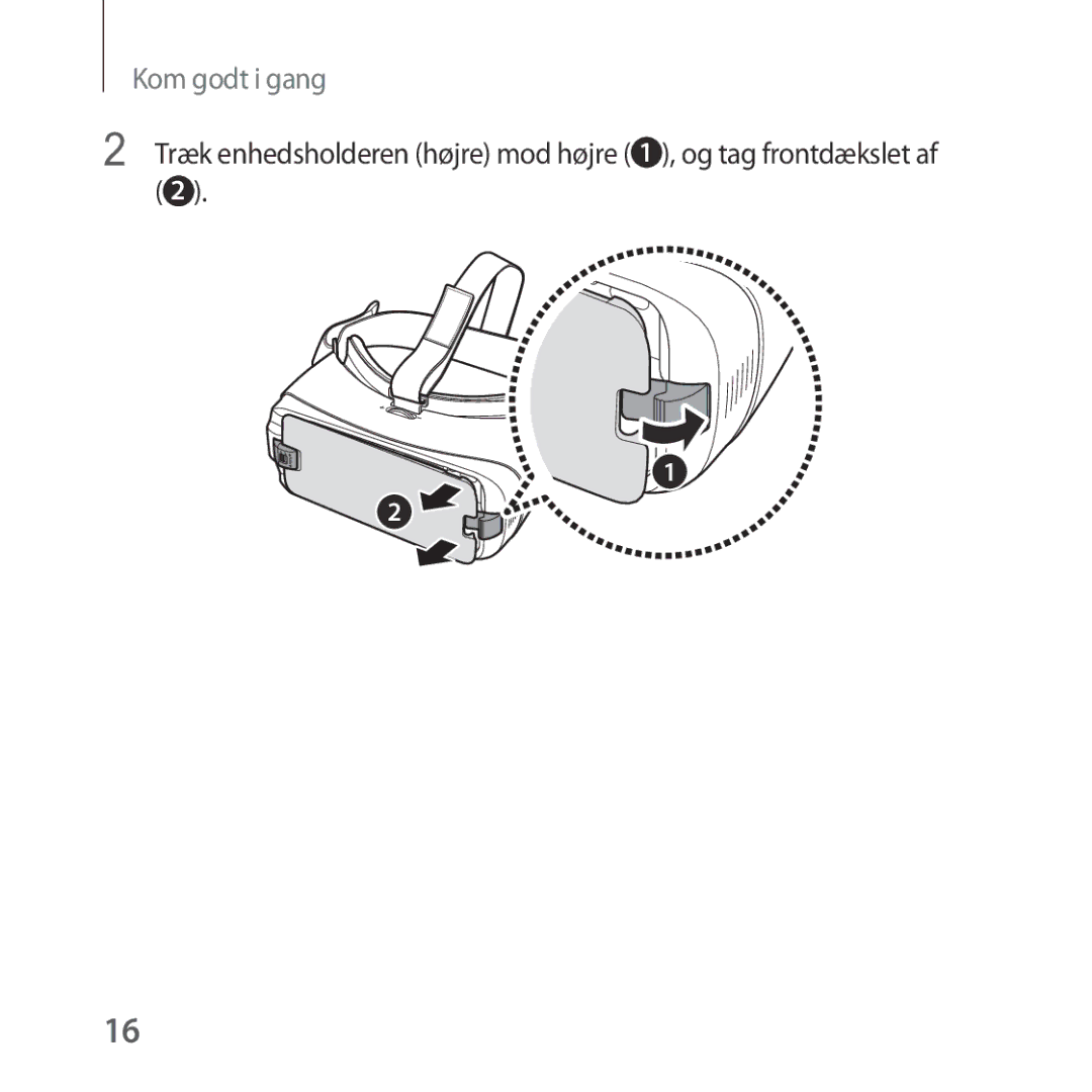 Samsung SM-R323NBKANEE manual Kom godt i gang 