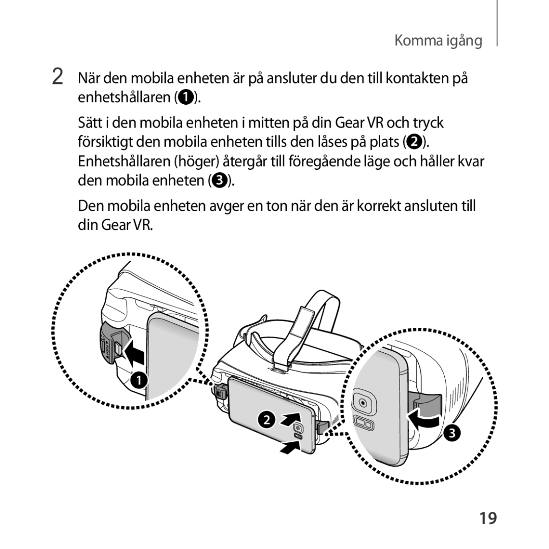 Samsung SM-R323NBKANEE manual Komma igång 